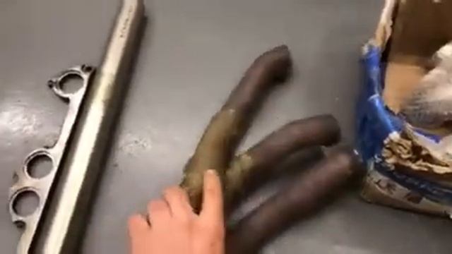 Постройка двигателя Ваз 2107 турбо "Амаг" (часть4) - Выпускной коллектор турбо смотреть онлайн