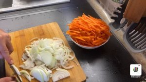 Рыба с морковкой и луком в духовке