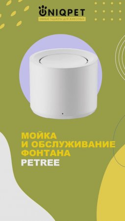 Мойка и обслуживание фонтана Petree