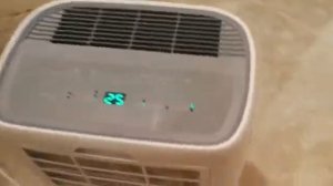 Работа осушителя воздуха ballu 70 после машинной штукатурки