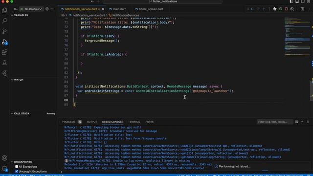 Firebase Push Notifications in Background, Foreground, and Terminated States | Android/iOS Tutorial смотреть онлайн