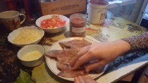 Камбала запечённая под сыром