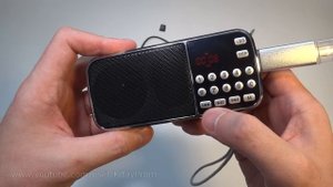 Портативная мини колонка mp3 с флешкой и FM радио