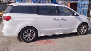Киа Карнивал/ Kia Carnival две единицы получение на таможенном складе СВХ и погрузка в ж/д контейне