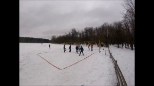 Волейбол на снегу. Авангард Электросталь