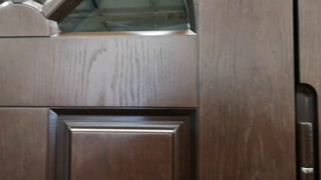 Красивая и теплая входная дверь со стеклопакетом с терморазрывом с доставкой по России, купить смотреть онлайн
