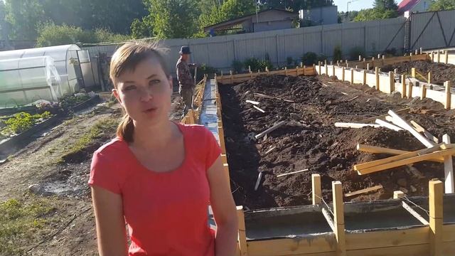 Отзыв довольного клиента. 35 ВИДЕО. Фундамент ленточный 8м на 12м. СНТ Надежда.