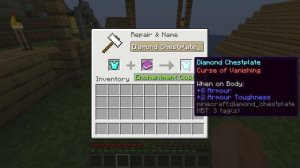 Curse of vanishing in Minecraft