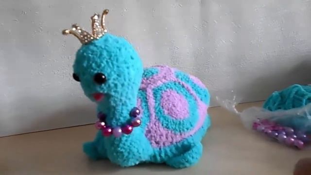 Черепашка связана. Вяжем крючком. The turtle is tied. We crochet. смотреть онлайн
