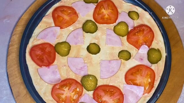 Пицца домашняя в духовке, очень простой рецепт/ ТЕСТО ДЛЯ ПИЦЦЫ ?