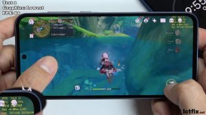 Samsung Galaxy A35 Genshin Impact Gaming test | Exynos 1380, 120Hz Display