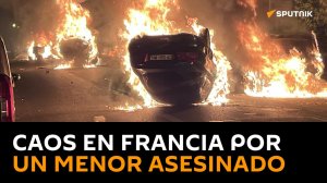 Violencia y caos en Francia tras el asesinato de un menor de edad