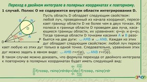 Вычисление двойного интеграла в полярных координатах. (Интегралы - урок 21)