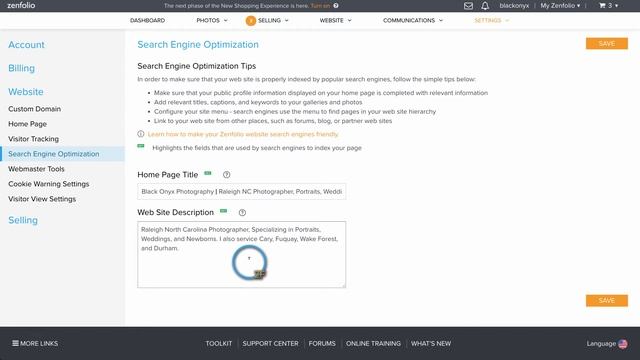 Improve the SEO of your Homepage using website title, description, H1 and H2 tags | Zenfolio Classi смотреть онлайн