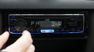 Магнитола JVC KD-X151/KD-X152/KD-X252. Настройки тюнера магнитолы.
