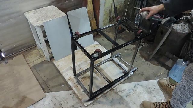 Полуавтомат Динамика. Тележка сваренная порошковой проволокой. смотреть онлайн