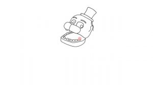 How to draw Phantom Freddy Five nights at Freddy's characters - Как нарисовать Фантом Фредди