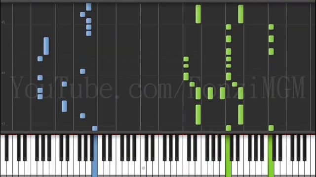 [Divine Gate OP] "one-Me two-Hearts" - hitorie (Synthesia Piano Tutorial) смотреть онлайн