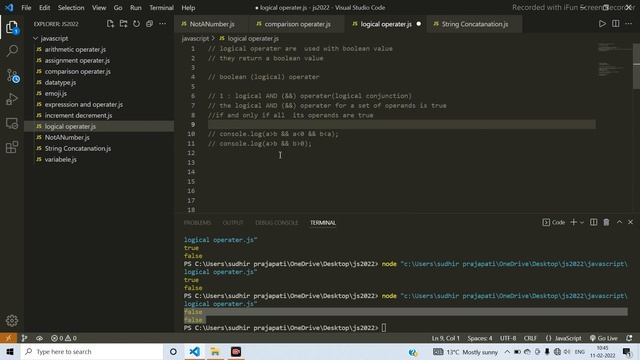 Types of Logical Operators and use  in JavaScript in hindi for beginners|| What is Logical Operator