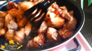 Беру мясо и уголь готовлю шашлык на сковороде!.mp4