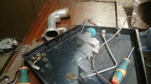 Газовый котёл. Разбор на цветмет и железо.