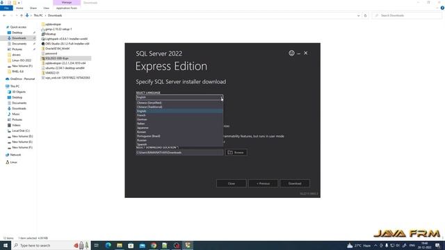 How to download Microsoft SQL Server 2022 Express Edition installation setup file смотреть онлайн