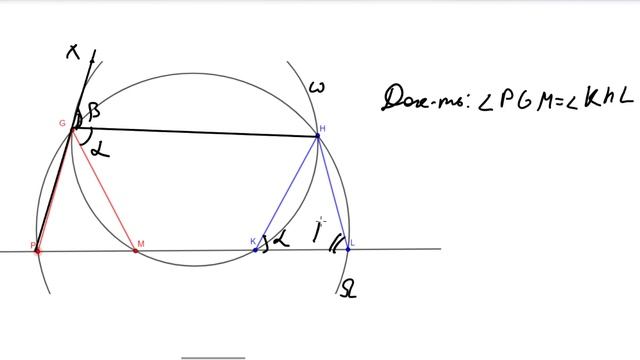 Разбор олимпиадной задачи для советских яслей - доказать, что углы равны смотреть онлайн