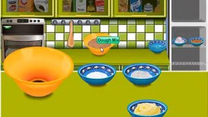 "КУХНЯ САРЫ:АРАХИСОВОЕ ПЕЧЕНЬЕ"-ИГРА ДЛЯ ДЕТЕЙ!:)