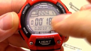 Часы Casio Illuminator W-S220C-4A [W-S220C-4AVEF] - Инструкция, как настроить от PresidentWatches.R