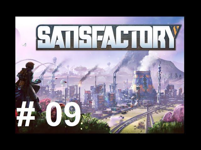 Satisfactory (09). За новыми ресурсами. Сера. Катериний. Постройка моста-дороги.