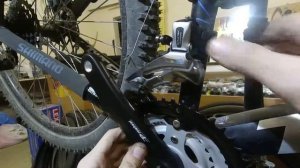 Замена шатунов и настройка переднего переключателя. Prowheel CM02