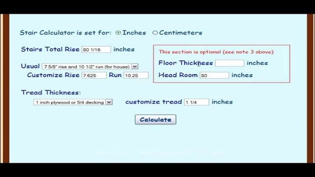 Stair Calculator смотреть онлайн