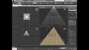 Текст на объектах в 3ds max