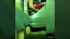 Снятие задних фар Huyndai i40