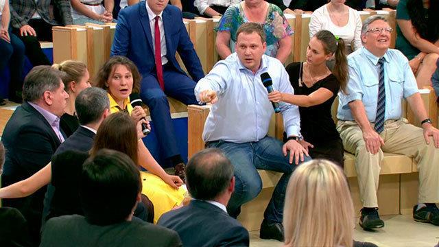 Украинский журналист американскому коллеге: "Вон и..." Время покажет. Фрагмент выпуска от 07.07.2015