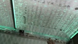 Пузырьковая панель в виде перегородки. Видео отчет.