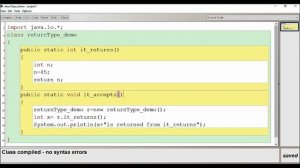 Episode 4: Return Types and their usage | Series1|Java Programming Tutorials