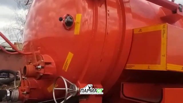 Работа илососа на шасси КАМАЗ 65115 Насос DL 300 производство Италия - ПАРМА СТ смотреть онлайн