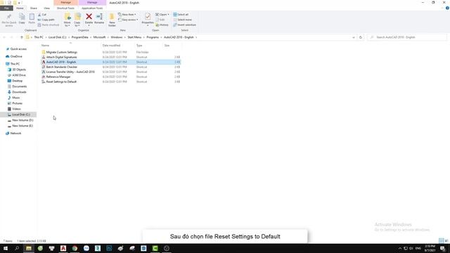 Reset AutoCAD về mặc định смотреть онлайн