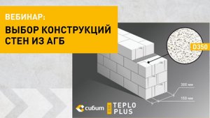 Выбор конструкций стен из автоклавного газобетона | Вебинар СИБИТ