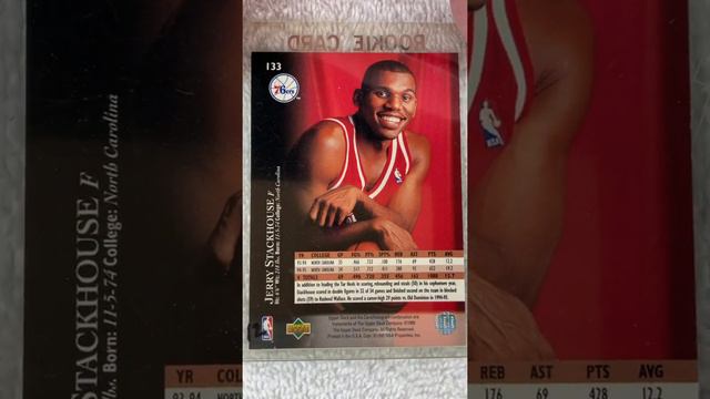 Jerry Stackhouse Rookie card