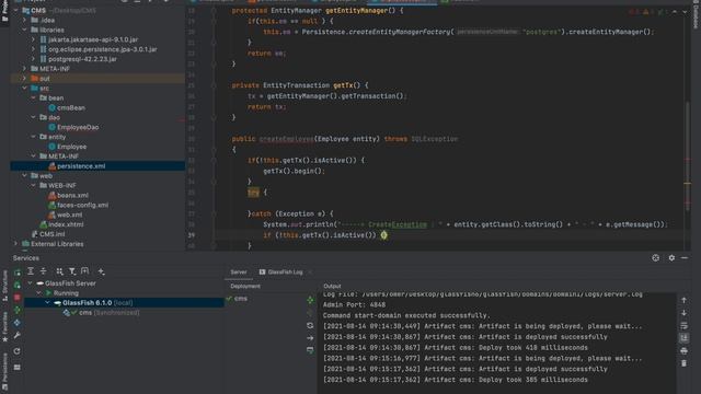 JSF, JPA, PostgreSQL First Create смотреть онлайн