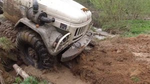 Уаз на редукторах Т40, Зил на 54 колесах, котлета с мотором V8, Зил НЕТОРМОЗИЛ на бездорожье.