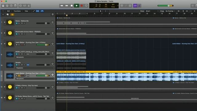 Популярные хиты, в  которых использовались сэмплы из Splice