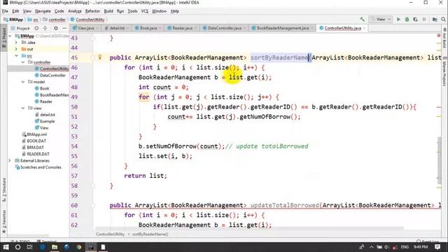 Java - Books Management - P7: Sắp xếp thông tin quản lý mượn. смотреть онлайн