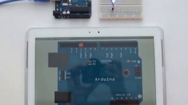 ArduinoCommander - "PWM JavaScript generator" feature with LED