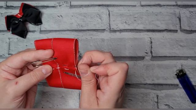 How To Make A Folded Double Tux Ribbon Hair Bow Tutorial, Ribbon Bow Making Tutorial, DIY Folded Bo