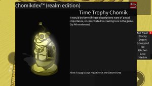 How to get time trophy chomik in find the chomiks