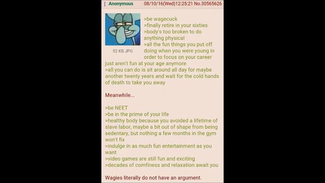 4chan /b/ Thread Simulator v.0.1:wagecuck pasta смотреть онлайн