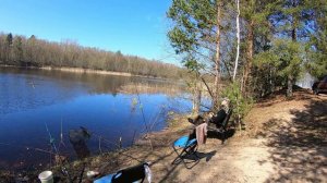 Рыбалка и отдых на Новоладожском  канале в Кобоне. Плотва есть и она ловится.